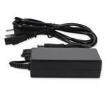 Picture of HP® 693710-001 Compatible 65W 18.5V at 3.5A Black 7.4 mm x 5.0 mm Laptop Power Adapter and Cable