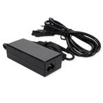 Picture of HP® 693710-001 Compatible 65W 18.5V at 3.5A Black 7.4 mm x 5.0 mm Laptop Power Adapter and Cable