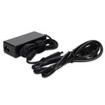 Picture of HP® 693711-001 Compatible 65W 18.5V at 3.5A Black 7.4 mm x 5.0 mm Laptop Power Adapter and Cable