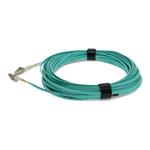 Picture of 15m HP® AJ837A Compatible LC (Male) to LC (Male) Aqua OM3 Duplex Fiber OFNR (Riser-Rated) Patch Cable