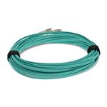 Picture of 30m HP® AJ838A Compatible LC (Male) to LC (Male) Aqua OM3 Duplex Fiber OFNR (Riser-Rated) Patch Cable