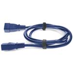 Picture of 3ft C19 Female to C20 Male 16AWG 100-250V at 10A Blue Power Cable
