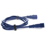 Picture of 3ft C19 Female to C20 Male 16AWG 100-250V at 10A Blue Power Cable