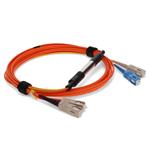 Picture of 5m Cisco® CAB-GELX-625-5M Compatible SC (Male) to SC (Male) Orange OM1 & OS1 Duplex Fiber Mode Conditioning Cable