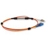 Picture of 4m Cisco® CAB-MCP-LC-4M Compatible LC (Male) to SC (Male) Orange OM1 & OS1 Duplex Fiber Mode Conditioning Cable