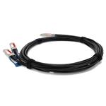 Picture of Arista Networks® Compatible TAA Compliant 100GBase-CU QSFP28 to 2xQSFP28 Direct Attach Cable (Passive Twinax, 2.5m)