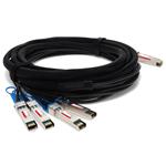 Picture of Arista Networks® Compatible TAA 40GBase-CU QSFP+ to 4xSFP+ Direct Attach Cable (Passive Twinax, 4m, 28AWG)