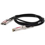 Picture of Dell® DAC-Q56DD-2Q56-1M Compatible TAA 400GBase-CU QSFP-DD to 2xQSFP56 Direct Attach Cable (Passive Twinax, 1m)