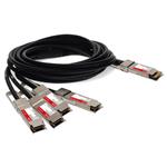 Picture of Dell® DAC-Q56DD-4Q56-1M Compatible TAA 400GBase-CU QSFP-DD to 4xQSFP56 Direct Attach Cable (Passive Twinax, 1m)