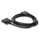 Picture of 6ft HP® DC198A Compatible DVI-D Single Link (18+1 pin) Male to Male Black Cable Max Resolution Up to 1920x1200 (WUXGA)