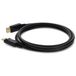 Picture of 5PK 1ft DisplayPort 1.2 Male to Male Black Cables Max Resolution Up to 3840x2160 (4K UHD)