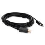Picture of 20ft DisplayPort 1.2 Male to Male Black Cable Max Resolution Up to 3840x2160 (4K UHD)