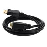 Picture of 3m DisplayPort 1.2 Male to DVI-D Dual Link (24+1 pin) Male Black Cable Requires DP++ Max Resolution Up to 2560x1600 (WQXGA)