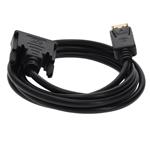 Picture of 5PK 6ft DisplayPort 1.2 Male to DVI-D Dual Link (24+1 pin) Male Black Cables Requires DP++ Max Resolution Up to 2560x1600 (WQXGA)