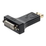 Picture of 5PK DisplayPort 1.2 Male to DVI-I (29 pin) Female Black Adapters Requires DP++ Max Resolution Up to 2560x1600 (WQXGA)