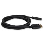 Picture of 9ft DisplayPort 1.2 Male to Female Black Cable Max Resolution Up to 3840x2160 (4K UHD)