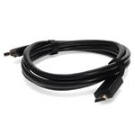 Picture of 3ft DisplayPort Male to HDMI Male Black Cable Requires DP++ Max Resolution Up to 2560x1600 (WQXGA)