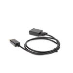 Picture of 5PK 3ft DisplayPort 1.2 Male to VGA Male Black Cables Max Resolution Up to 1920x1200 (WUXGA)