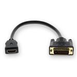 Picture of 5PK DVI-D Dual Link (24+1 pin) Male to HDMI 1.3 Female Black Adapters Max Resolution Up to 2560x1600 (WQXGA)