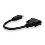Picture of HDMI 1.3 Male to DVI-D Dual Link (24+1 pin) Female Black Adapter Max Resolution Up to 2560x1600 (WQXGA)