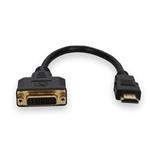 Picture of HDMI 1.3 Male to DVI-D Dual Link (24+1 pin) Female Black Adapter Max Resolution Up to 2560x1600 (WQXGA)