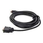 Picture of 15ft Micro-HDMI 1.3 Male to DVI-D Dual Link (24+1 pin) Male Black Active Cable Max Resolution Up to 2560x1600 (WQXGA)