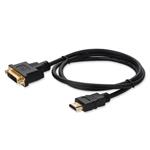 Picture of 8in HDMI 1.3 Male to DVI-D Dual Link (24+1 pin) Female Black Cable Max Resolution Up to 2560x1600 (WQXGA)