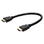 Picture of 5PK 1ft HDMI 1.3 Male to Male Black Cables Max Resolution Up to 2560x1600 (WQXGA)