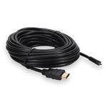 Picture of 25ft HDMI 1.4 Male to Micro-HDMI 1.4 Male Black Cable Max Resolution Up to 4096x2160 (DCI 4K)