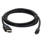 Picture of 5PK 3ft HDMI 1.4 Male to Micro-HDMI 1.4 Male Black Cables Max Resolution Up to 4096x2160 (DCI 4K)
