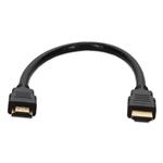 Picture of 1ft HDMI 1.4 Male to Male Black Cable Max Resolution Up to 4096x2160 (DCI 4K)