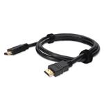 Picture of 6ft HDMI 1.4 Male to Male Black Cable Supports Ethernet Max Resolution Up to 4096x2160 (DCI 4K)