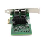 Picture of Intel® I350T2 Compatible 10/100/1000Mbs Dual RJ-45 Port 100m Copper PCIe 2.0 x4 Network Interface Card