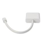 Picture of 5PK Mini-DisplayPort 1.1 Male to VGA Female White Adapters Supports Intel® Thunderbolt Max Resolution Up to 1920x1200 (WUXGA)
