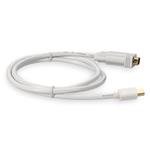 Picture of 5PK 3ft Mini-DisplayPort 1.1 Male to VGA Male White Cables Max Resolution Up to 1920x1200 (WUXGA)