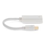 Picture of 5PK Mini-DisplayPort 1.1 Male to HDMI 1.3 Female White Active Adapters Max Resolution Up to 2560x1600 (WQXGA)