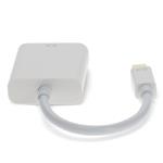 Picture of Mini-DisplayPort 1.1 Male to VGA Female Black Adapter Supports Intel® Thunderbolt Max Resolution Up to 1920x1200 (WUXGA)