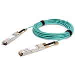 Picture of Mellanox® Compatible TAA 100GBase-AOC QSFP28 to QSFP28 Active Optical Cable (850nm, MMF, 2m)