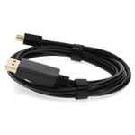 Picture of 3ft Mini-DisplayPort 1.1 Male to DisplayPort 1.1 Male Black Cable