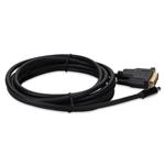 Picture of 6ft (1.8m) Mini-DisplayPort Male to DVI-D (24+1pin) Male Black Adapter Cable, up to 1080P, 60Hz,