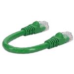 Picture of 6in RJ-45 (Male) to RJ-45 (Male) Cat6 Straight Green UTP Copper PVC Patch Cable