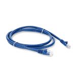 Picture of 1.5ft RJ-45 (Male) to RJ-45 (Male) Blue Cat6 UTP PVC Copper Patch Cable