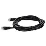 Picture of 1.5ft RJ-45 (Male) to RJ-45 (Male) Cat6 Straight Microboot, Snagless Black UTP Copper PVC Patch Cable