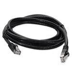 Picture of 1.5ft RJ-45 (Male) to RJ-45 (Male) Cat6 Straight Microboot, Snagless Black UTP Copper PVC Patch Cable