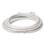 Picture of 1.5ft RJ-45 (Male) to RJ-45 (Male) Cat6A Straight White UTP Copper PVC Patch Cable