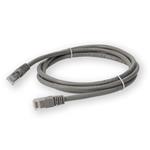 Picture of 1.5m RJ-45 (Male) to RJ-45 (Male) Cat6 Straight Booted, Snagless Gray UTP Copper PVC Patch Cable