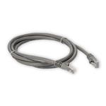 Picture of 1.5m RJ-45 (Male) to RJ-45 (Male) Cat6 Straight Booted, Snagless Gray UTP Copper PVC Patch Cable