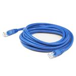 Picture of 100ft RJ-45 (Male) to RJ-45 (Male) Cat5e Straight Blue UTP Copper PVC Patch Cable