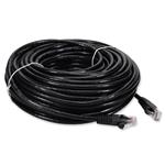 Picture of 100ft RJ-45 (Male) to RJ-45 (Male) Cat6 Straight Black UTP Copper PVC Patch Cable