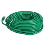 Picture of 100ft RJ-45 (Male) to RJ-45 (Male) Cat6 Straight Green UTP Copper PVC Patch Cable